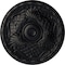 Ekena Millwork Amelia Ceiling Medallion (Fits Canopies up to 4 1/8"), Hand-Painted Steel Gray, 15 3/4"OD x 5/8"P CM16AMSGS - alternate 1
